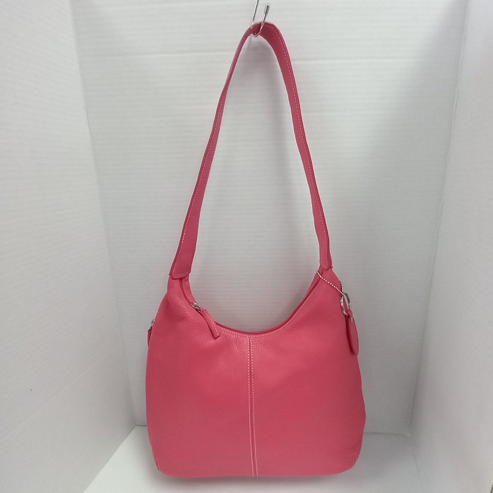 Tig and Co Pink Genuine Leather Shoulder Bag - Super Cute